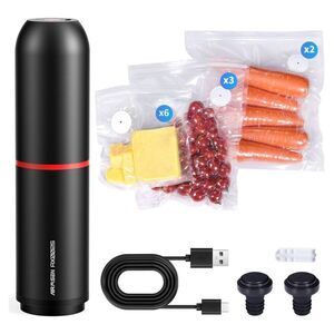 NEW Food Saver Vacuum Sealer Machine Reusable Sous Vide Bags Compact